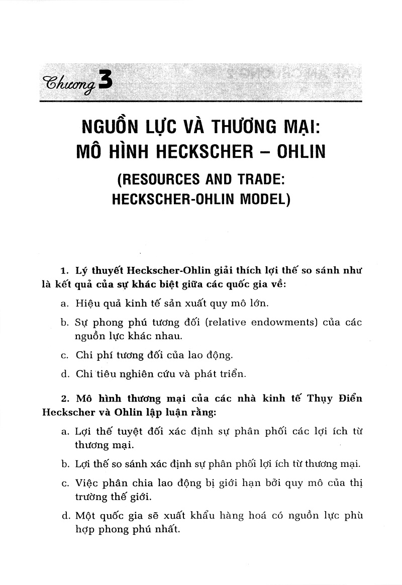 Kinh Tế Quốc Tế - Bài Tập Và Đáp Án - International Economics - Problems And Solutions _KT