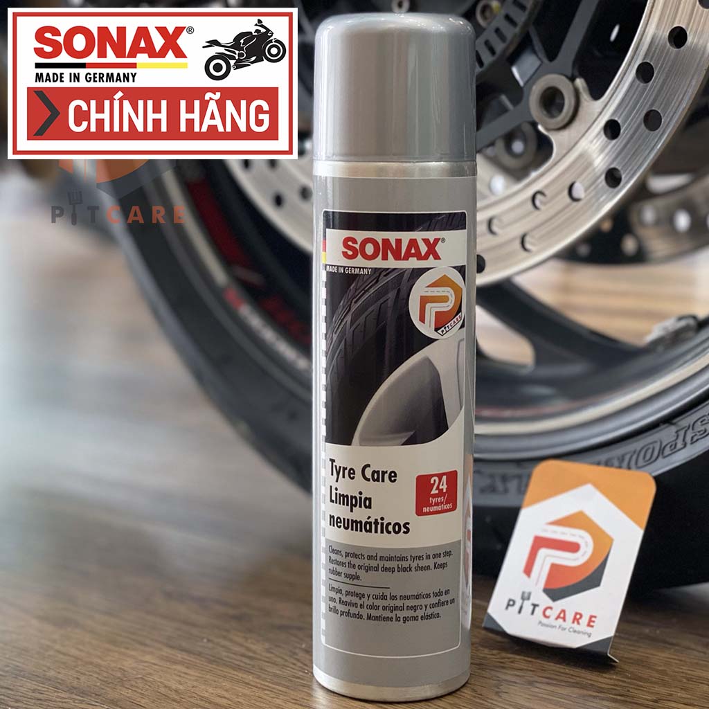 Bọt làm bóng và bảo vệ vỏ (lốp) Xe Sonax Tyre Care 435300