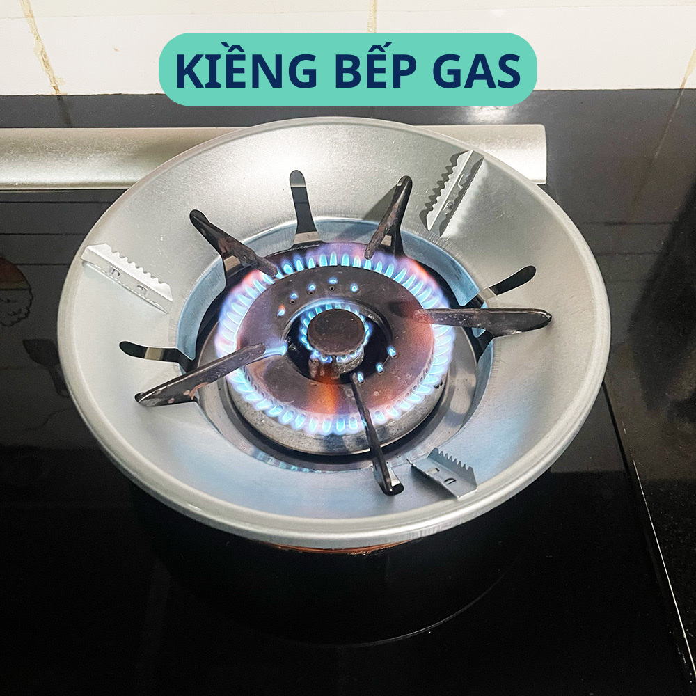 Bộ  2 kiềng chắn gió bếp ga tròn kẽm  ,tiết kiệm ga , giảm độ nóng ,phù hợp với các loại kiềng bếp,  giúp ngọn lửa không tạt ra ngoài nấu nhanh ,chịu nhiệt cao ,an toàn và tiện lợi