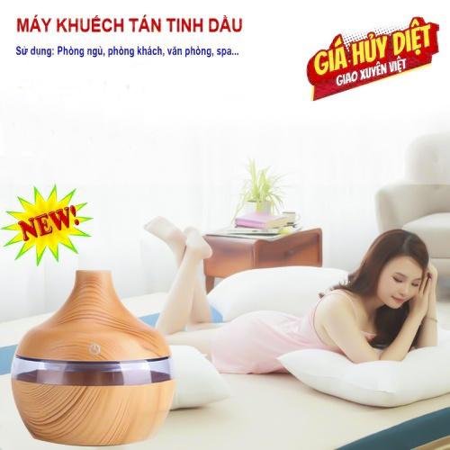 Máy Xông Tinh Dầu Máy Khuếch Tán Phun Sương 330ml Tỏa Hương Tạo Ẩm Cho Phòng Điều Hòa Và Phòng Ngủ Thơm Phòng Đuổi Muỗi