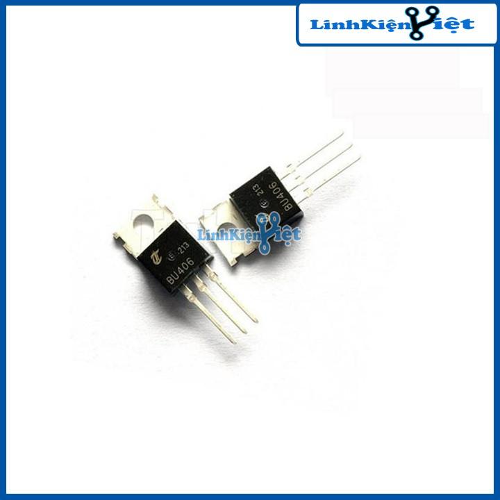 Sản phẩm BU406 TO220 TRANS NPN 7A 200V