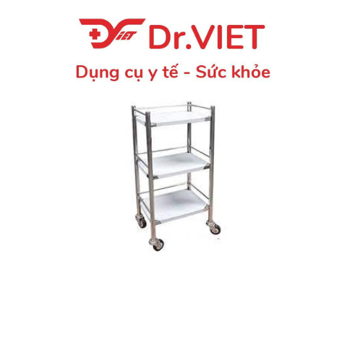 Xe đẩy DCG-43 – 3 tầng – Kích thước 30 x 40 – Gọn nhẹ, tiện lợi