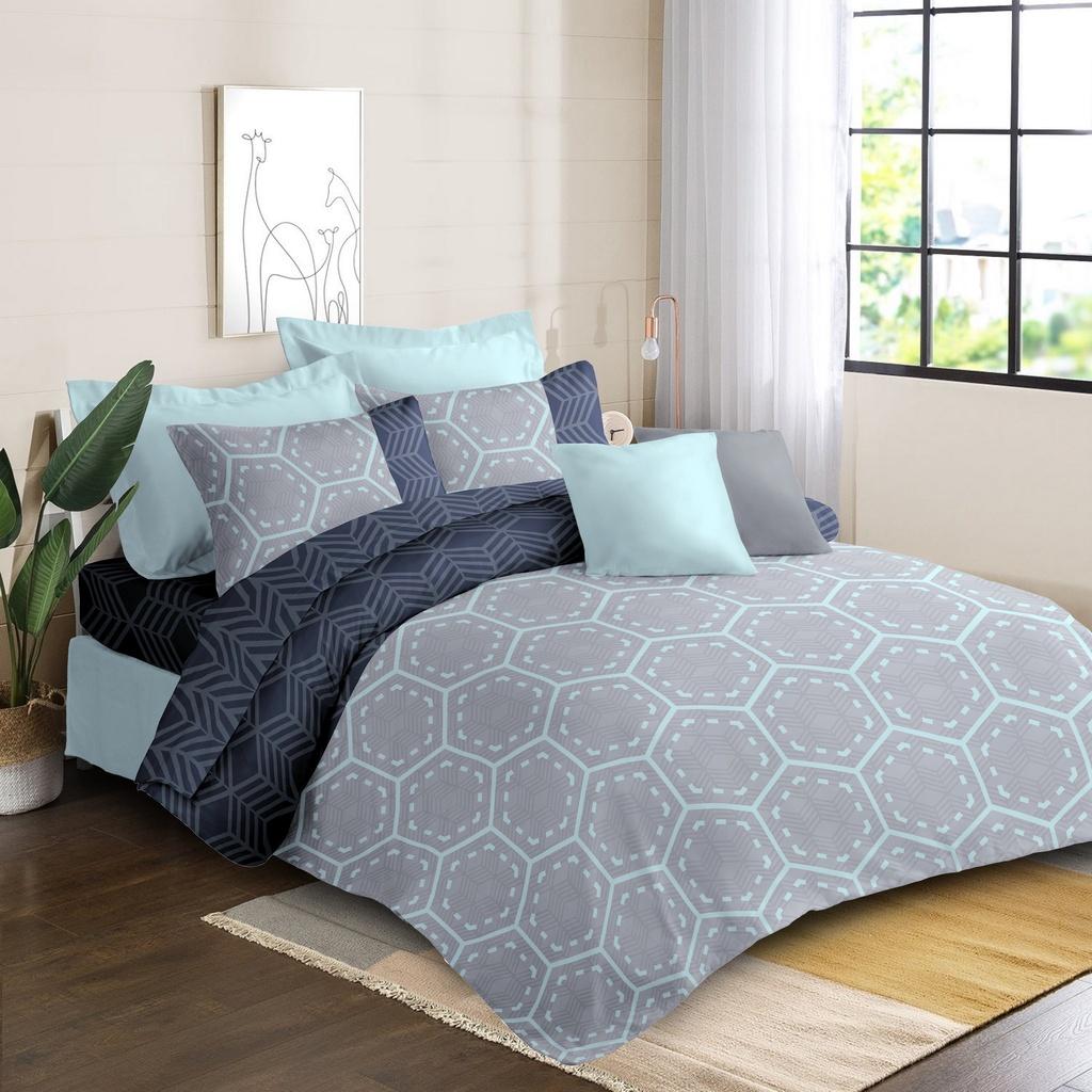 Bộ chăn ga chần bông Studio One Arte MicroXT Sateen, gồm 5 món