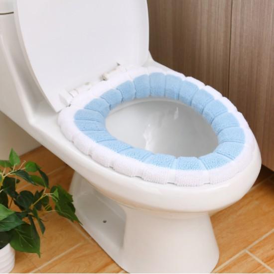 Miếng Lót Bệ Ngồi Toilet Hình Chữ O Giúp Giữ Ấm Mùa Đông