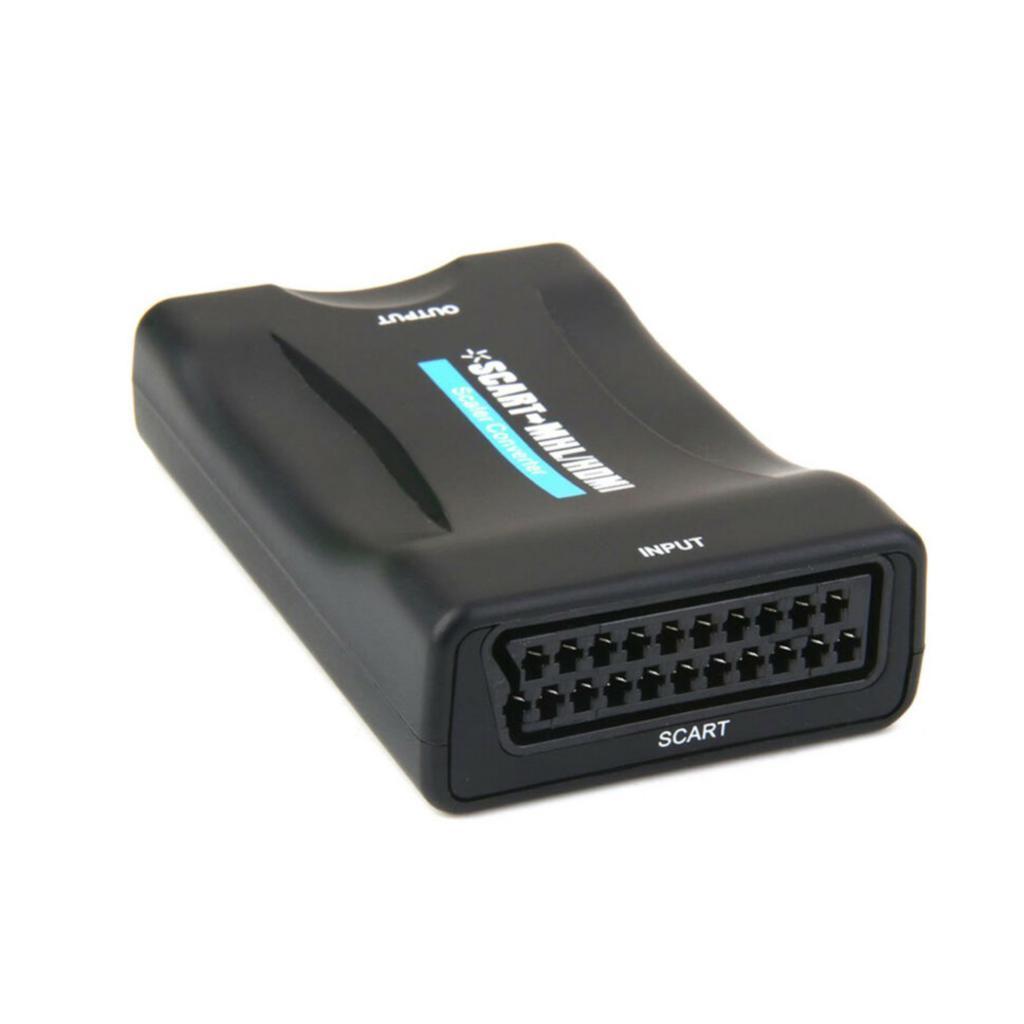 Scart To HDMI Converter Audio Video Adapter For 1080P HDTV STB Box