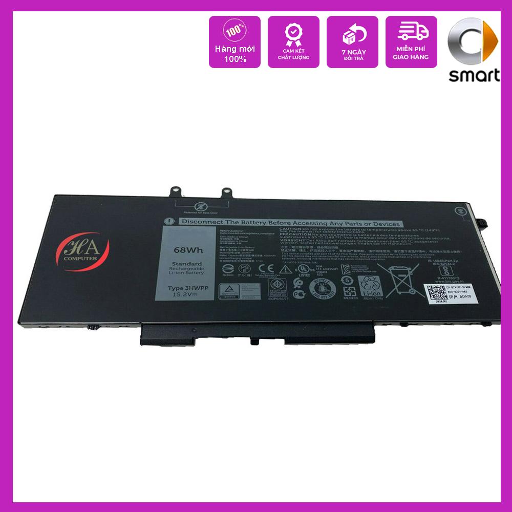 Pin cho Laptop Dell LATITUDE 5400 5500 PRECISION 3540 4GVMP 68W - Hàng Nhập Khẩu - Sản phẩm mới 100%