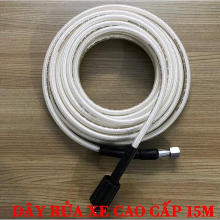 Dây rửa xe cao áp cho máy xịt rửa áp lực 12m - Ren trong thuận tiện