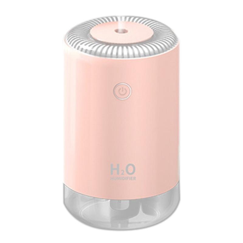 Di Động Siêu Âm Thanh Máy Phun Sương Tạo Độ Ẩm 370Ml H2O USB Hương Thơm Không Khí Máy Khuếch Tán Tinh Dầu Lộc Đêm Lãng Mạn Đèn - one