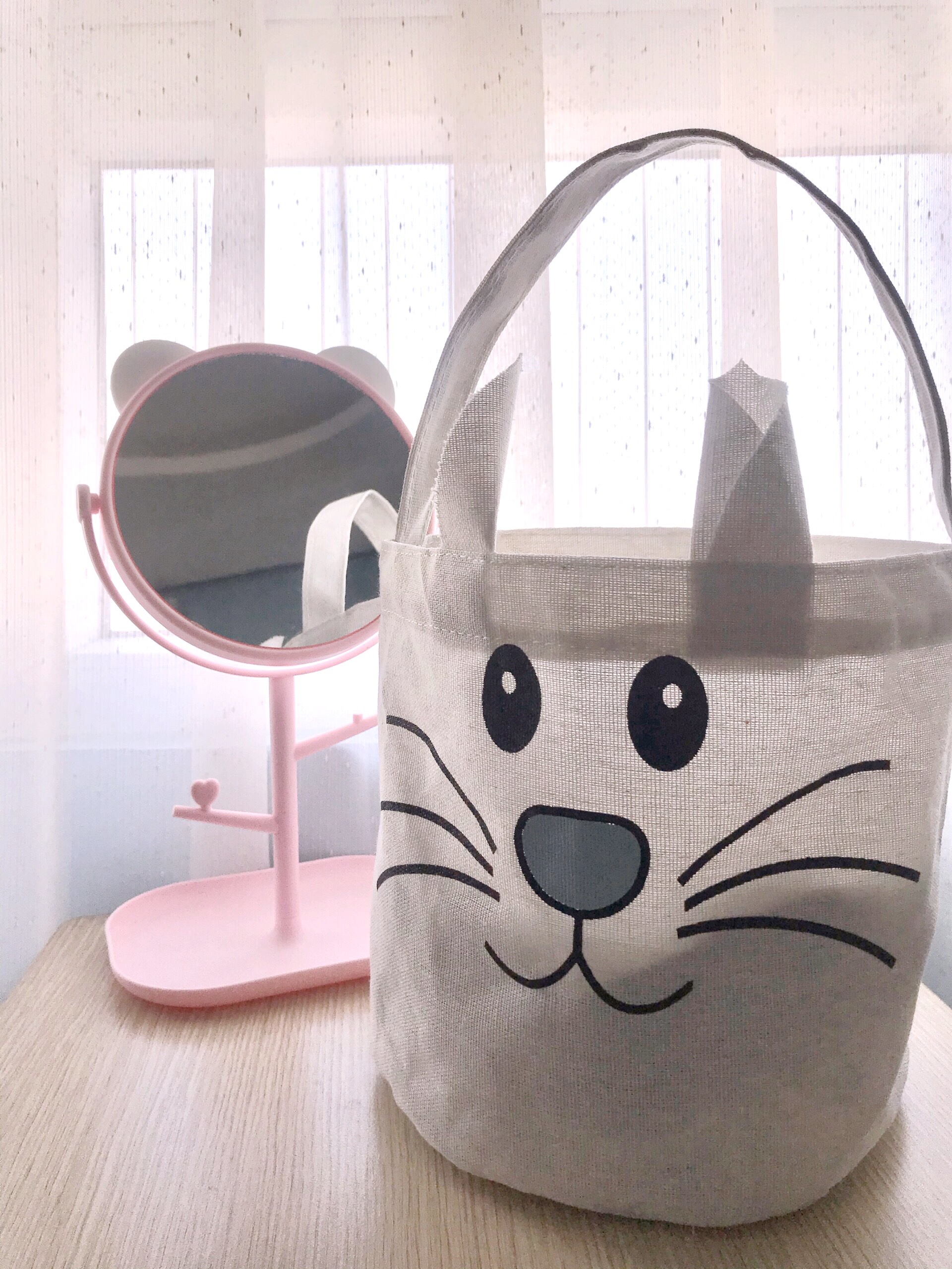 GIỎ ĐỰNG ĐỒ CÁ NHÂN mini siêu cute chống thấm size đường kính 20cm, cao 20cm