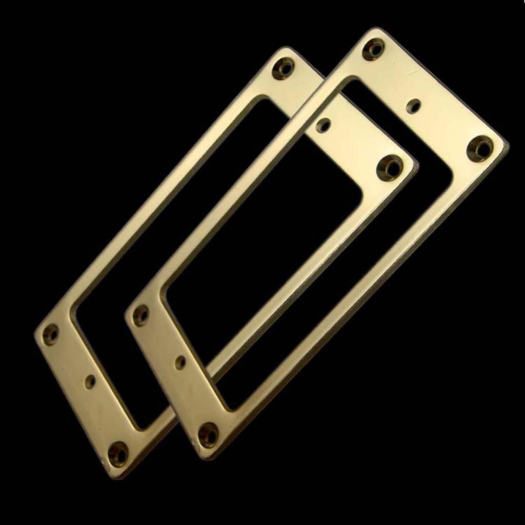 Metal Flat Humbucker Guitar Pickup Mounting Rings for Electric Guitar