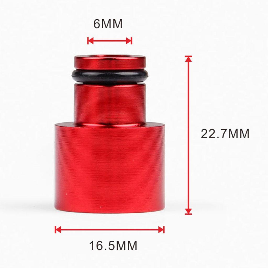 8pcs Fuel Injector Adapters Replace for Car Blue Red