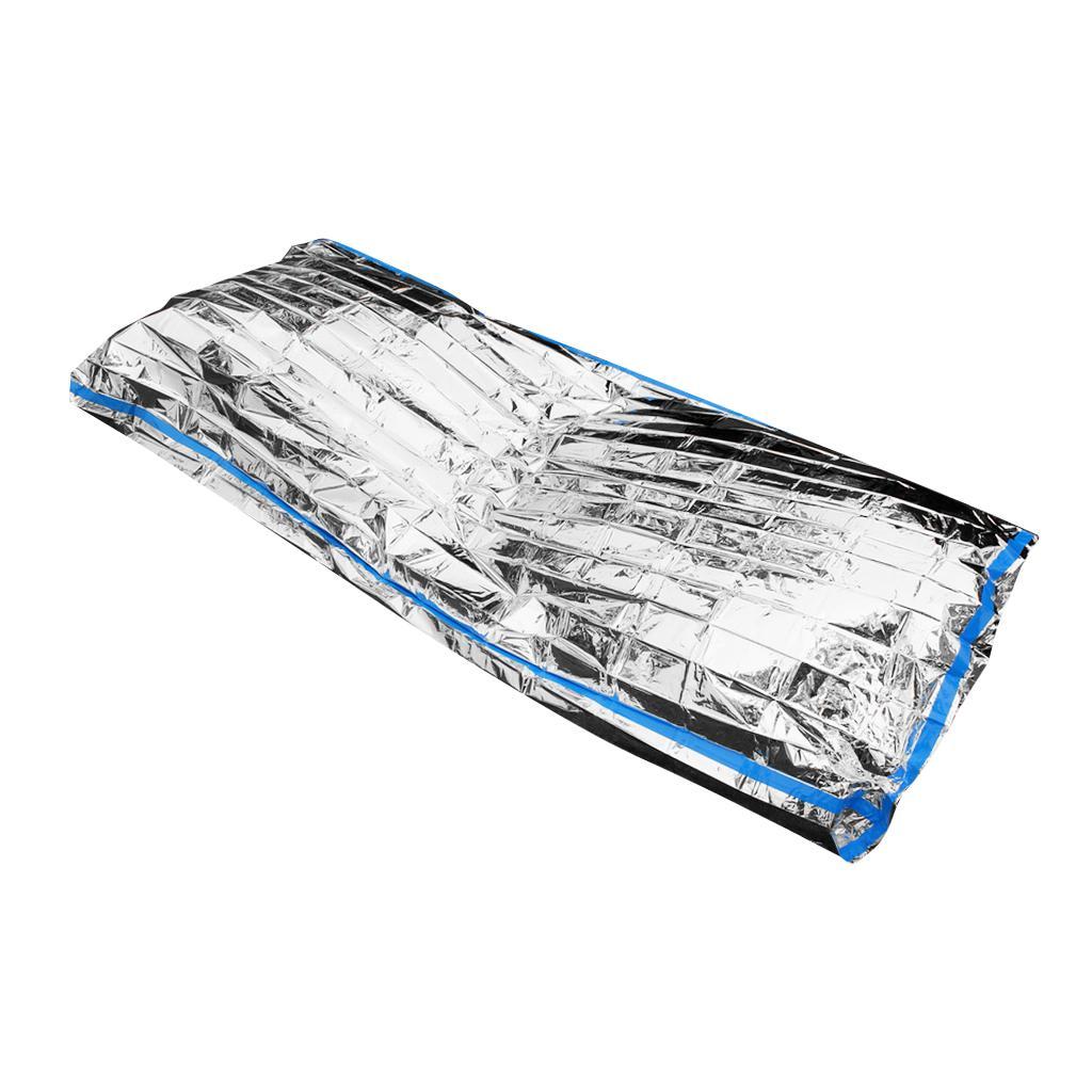 200 x 100cm Lightweight Portable Waterproof Reusable Camping Outdoor Emergency Survival Sleeping Bag Thermal Blanket