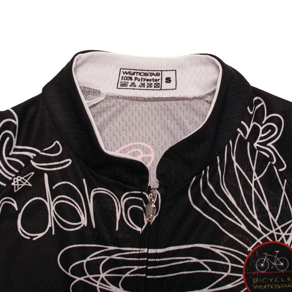 Nữ Đi Xe Đạp Jersey Maillot Roupa Ropa De Ciclismo Nữ Tay Ngắn Thoáng Khí Xe Đạp Áo Sơ Mi Nhanh Khô MTB Xe Đạp Mặc Color: CD5759 Size: XS