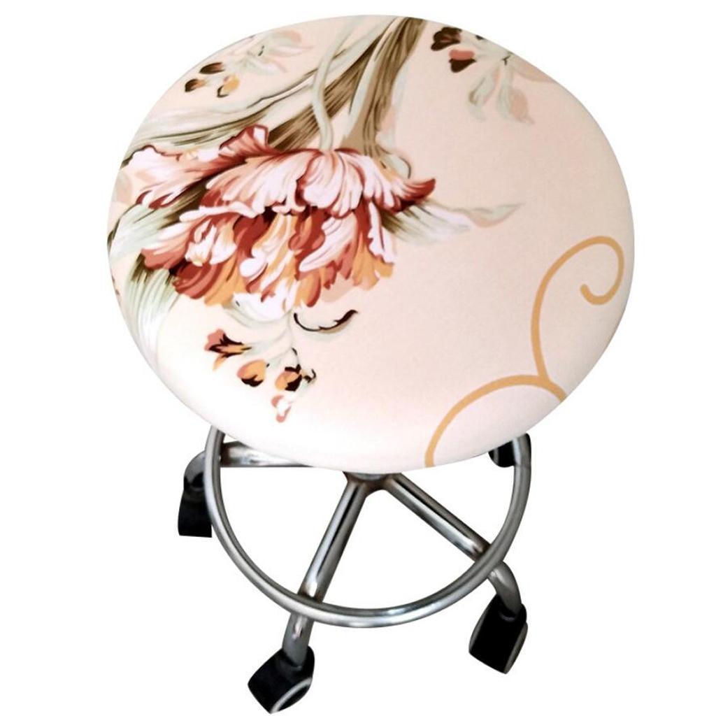 4pcs Stool Cover Round Lift Chair Seat Sleeve for Salon Chairs