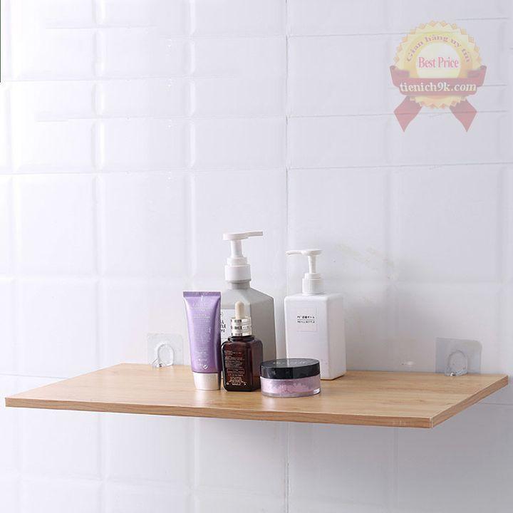 Khớp nối dán tường chữ L đỡ góc kệ nhựa cứng