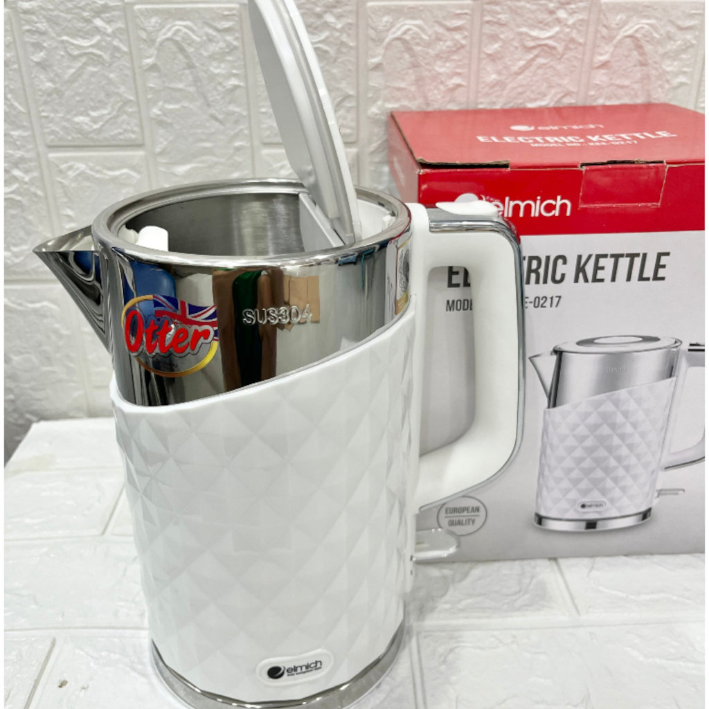 Ấm đun nước siêu tốc Elmich 1.7L KEE-0217 công suất 1850W, bảo hành 2 năm - Hàng chính hãng