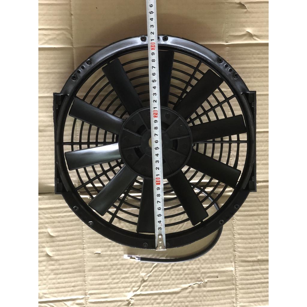 Quạt Dàn nóng chế 12 inch 12V / 24V 80W hàng Pokka Trung Quốc