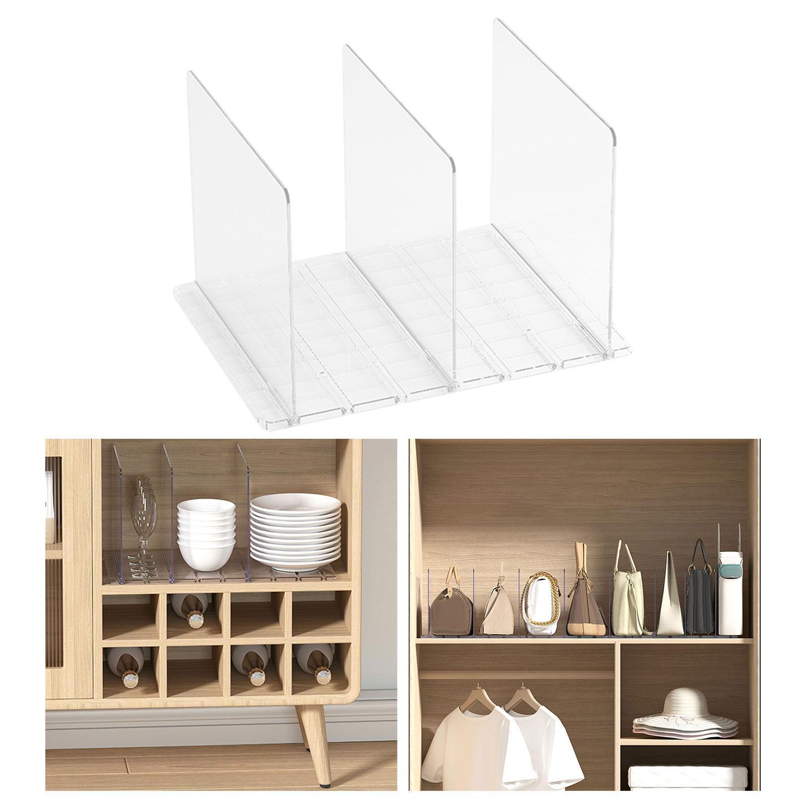 Closet Shelves Divider Adjustable Bag Divider for Living Room Home Bedroom