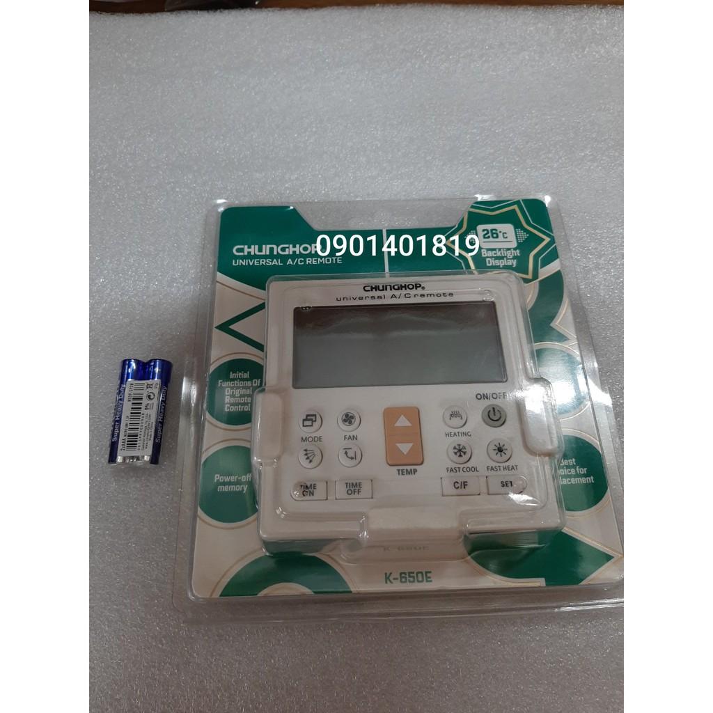 Điều Khiển Dành Cho Máy Lạnh Chunghop K-650E