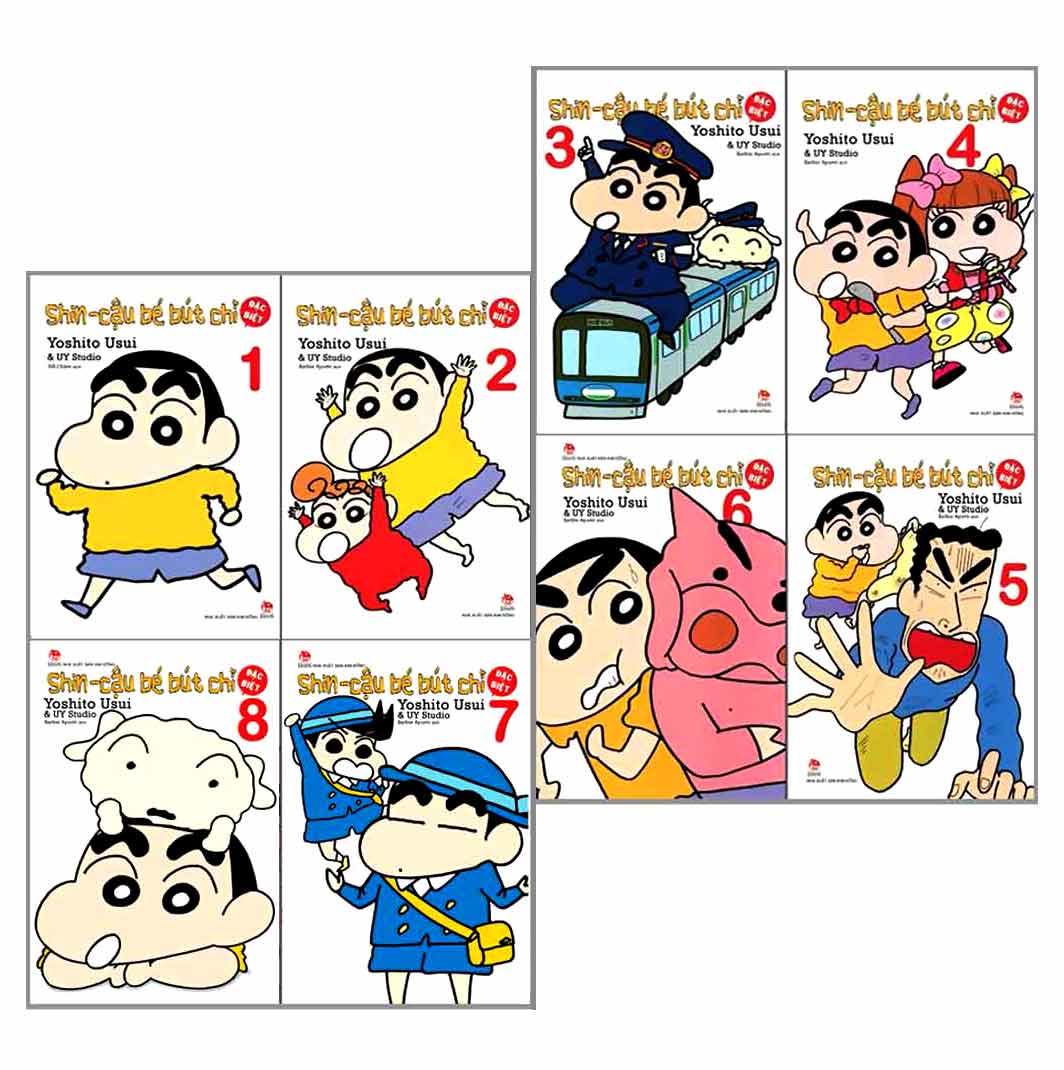 Combo Shin - Cậu Bé Bút Chì - Bản Đặt Biệt (8 Tập)