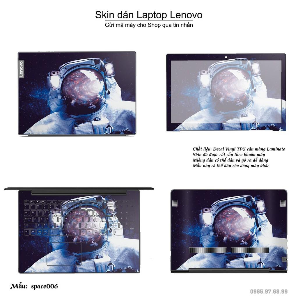 Skin dán Laptop Lenovo in hình không gian (inbox mã máy cho Shop