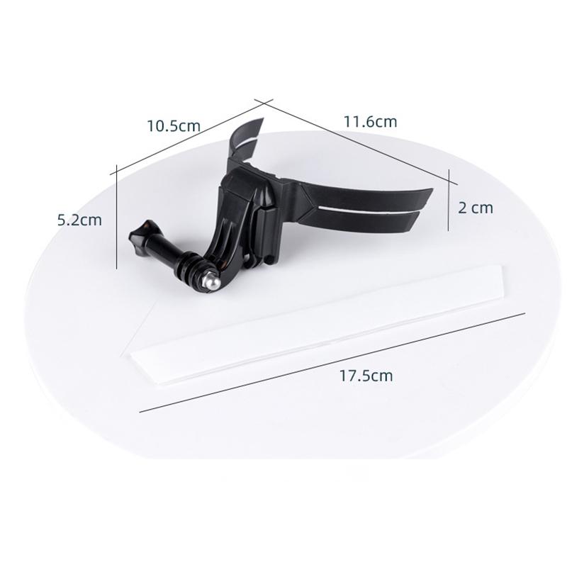 Mũ bảo hiểm xe máy Chin đứng giá treo cho GoPro Hero11 10 Người giữ khuôn mặt đầy đủ màu đen cho Yi Dji Go Pro Action Camera Phụ kiện