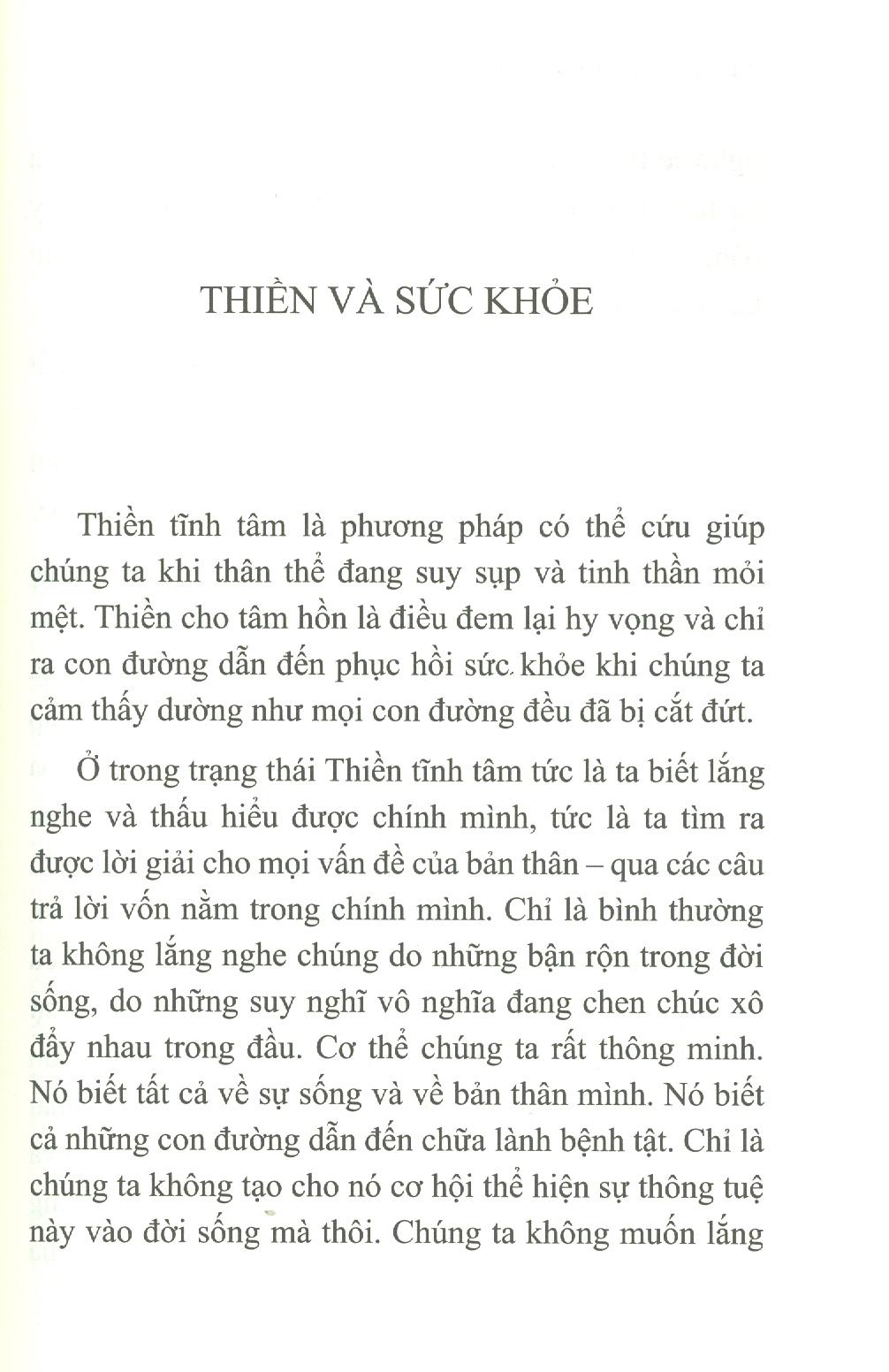Làm sạch tâm hồn - Các bài tập thiền