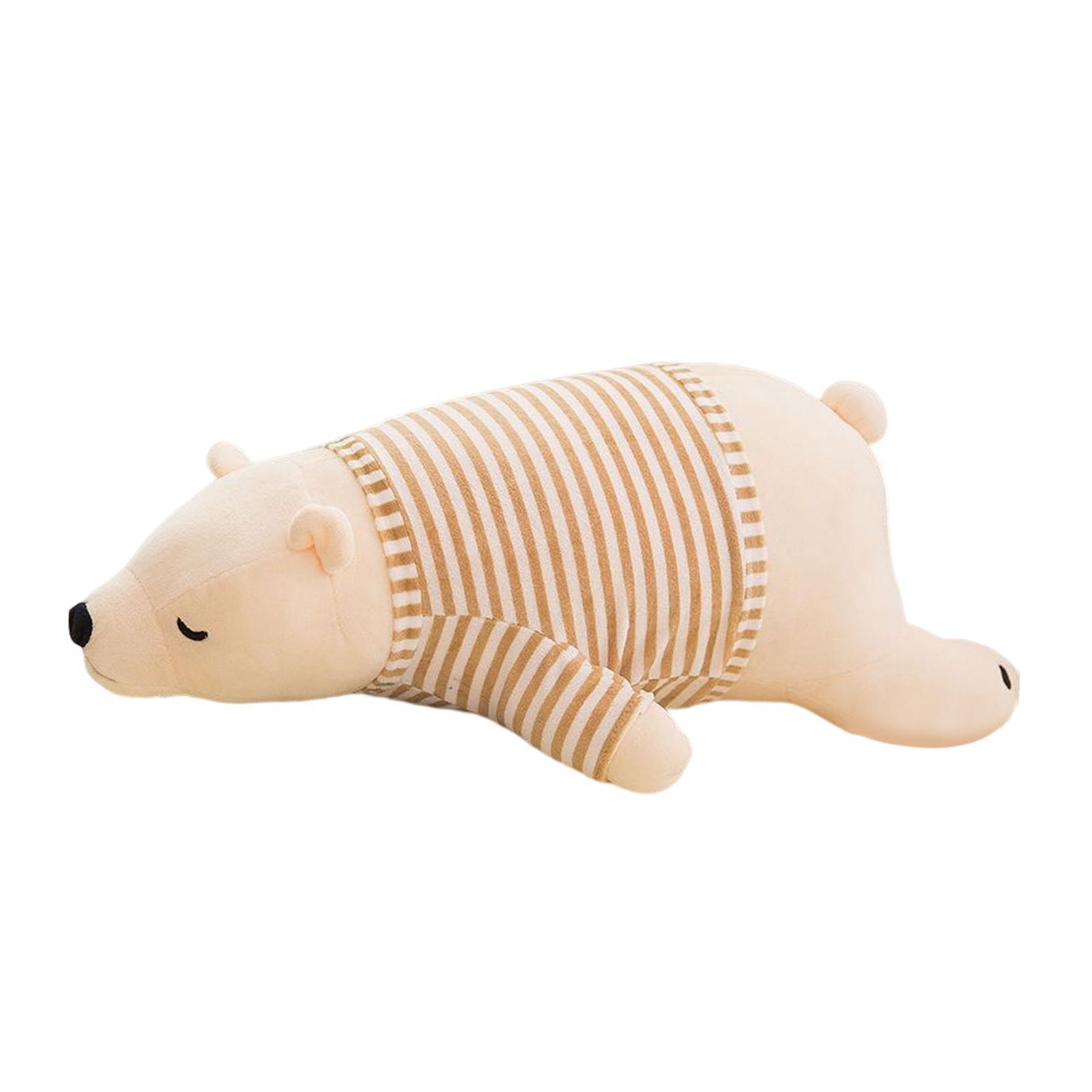 Soft Sleeping Bear Plush Doll Pillow Cartoon for Children Birthday Christmas