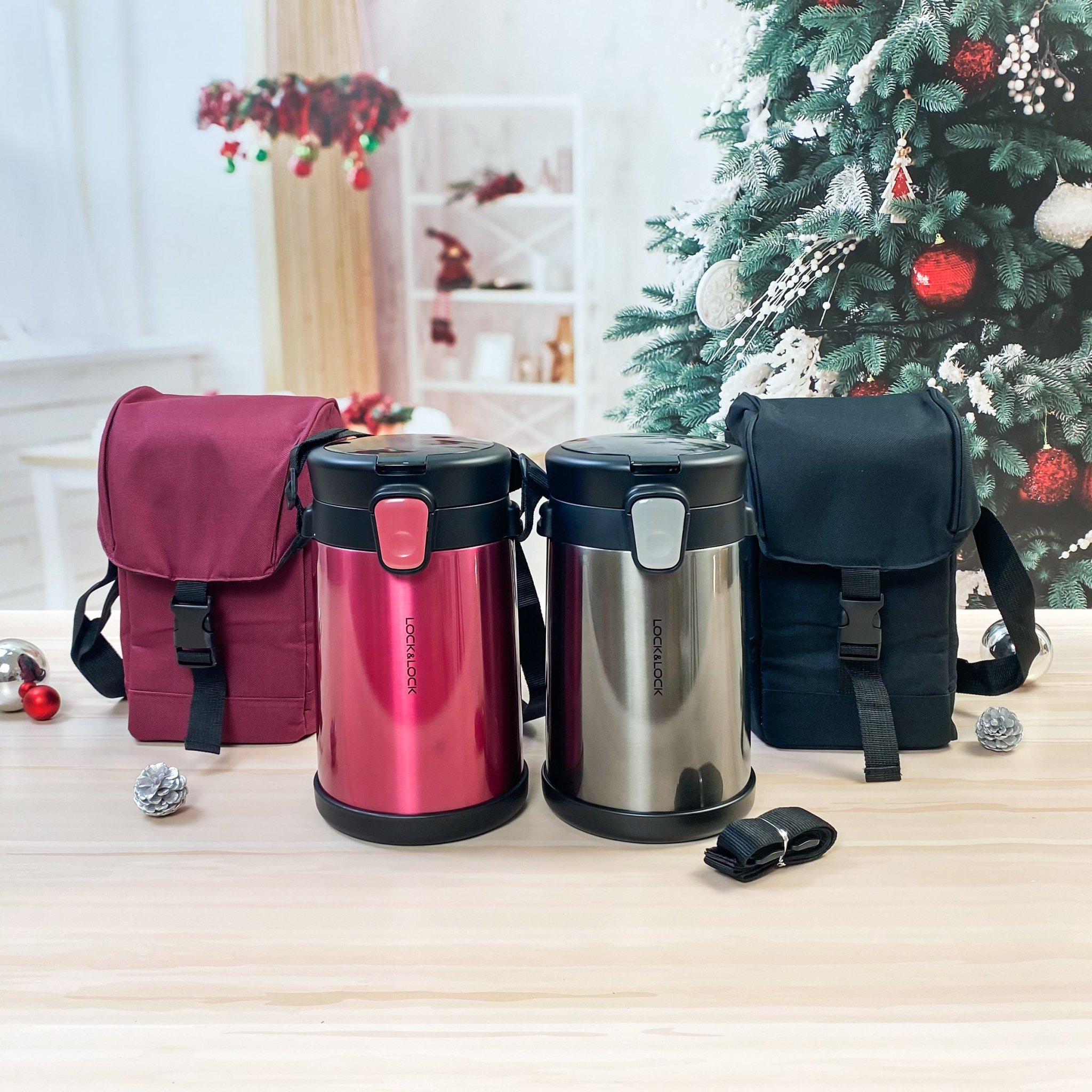 Bộ Hộp Cơm Giữ Nhiệt Easy Take Lunch Box Lock&Lock LHC8034