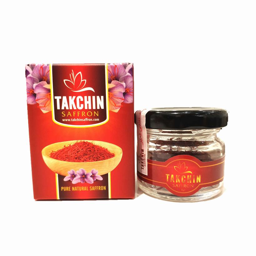 Nhụy hoa nghệ tây Takchin Saffron - hũ thủy tinh đỏ 1g