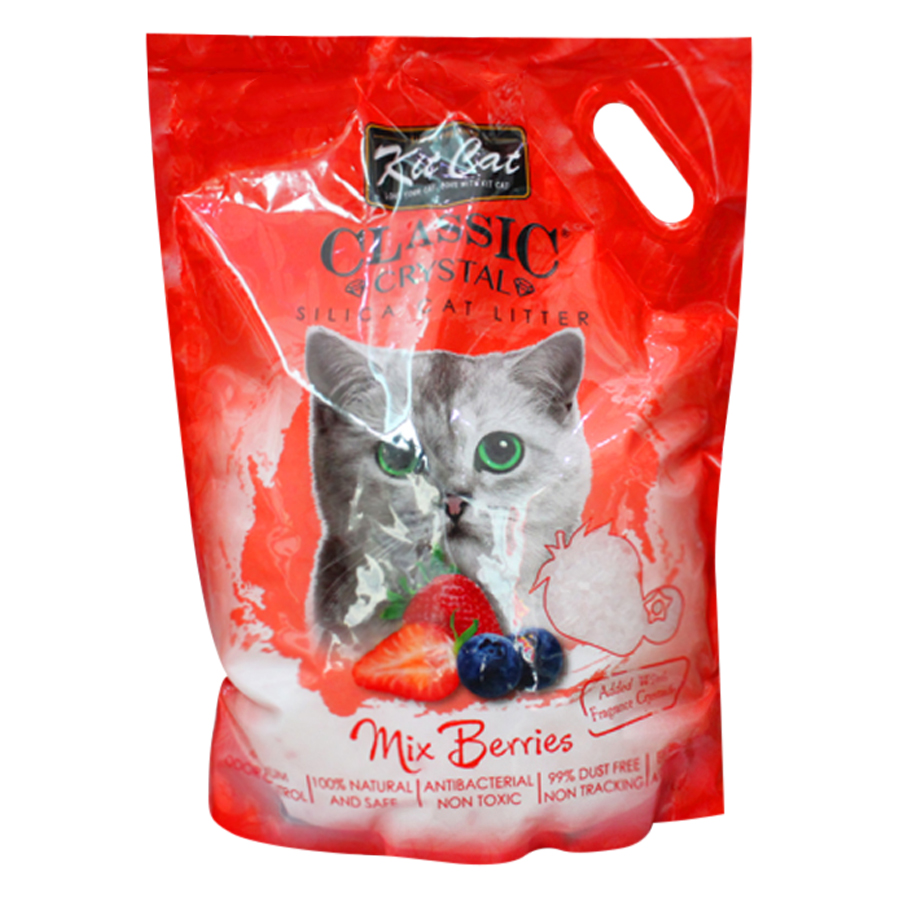 Cát Thủy Tinh Kit Cat - Dâu Tây (2.4kg)