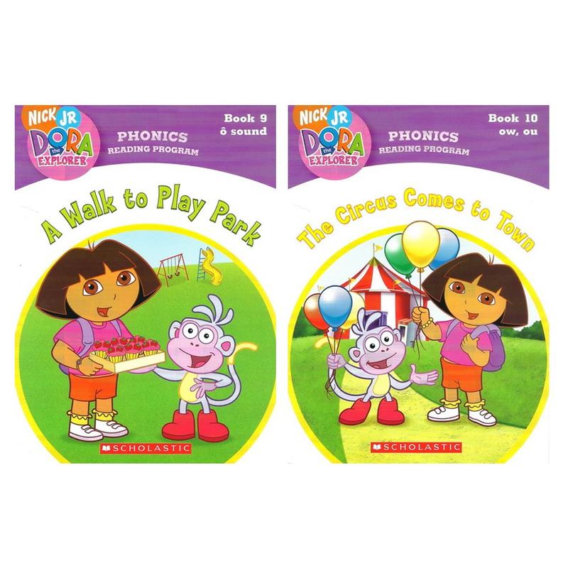 [Hàng thanh lý miễn đổi trả] Dora The Explorer Phonics Boxset #2 With Cd