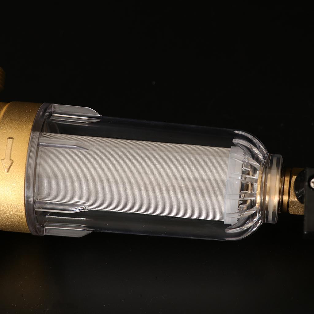 2X Water Filtration System Spin Down Sediment Water Filter 40 Micron 0.75inch