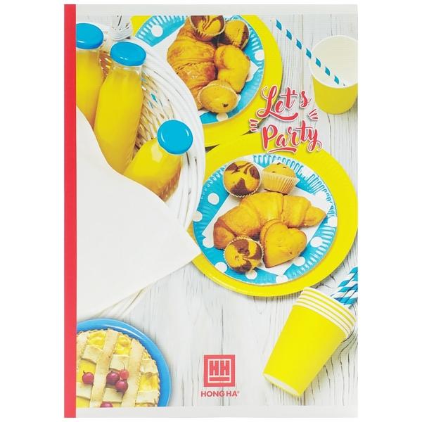 Vở Let's Party - Kẻ Ngang 200 Trang ĐL 70g/m2 - Hồng Hà 1426 (Mẫu Màu Giao Ngẫu Nhiên)