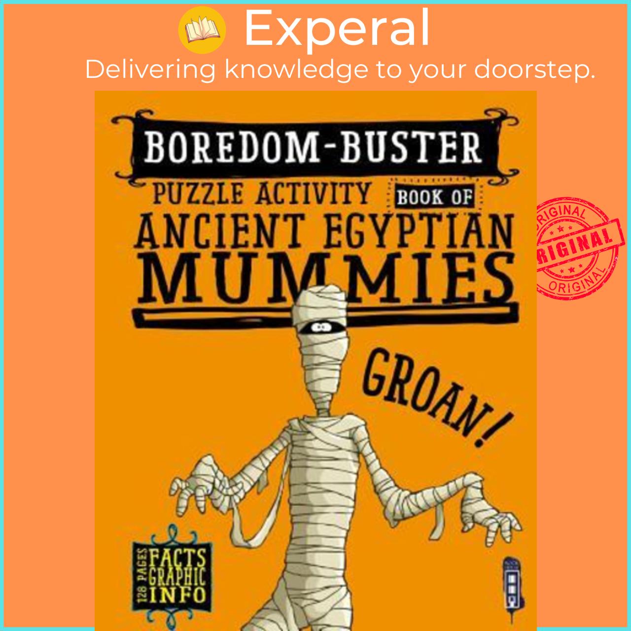 Sách - Boredom Buster Puzzle Activity Book of Ancient Egyptian Mummies by David Antram