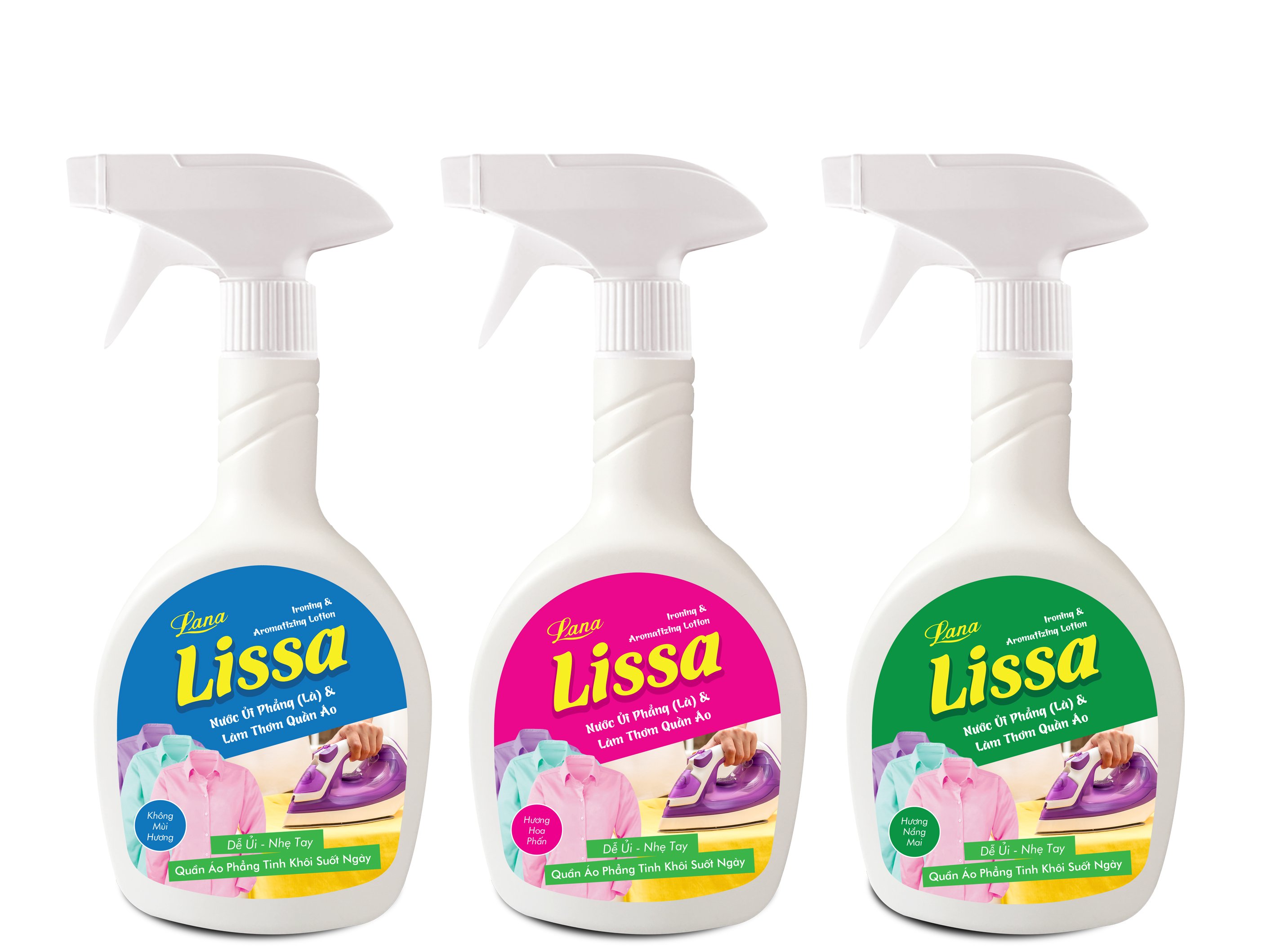 Dung Dịch LISSA LàPhẳng-LàmThơmQuần áo 600ml