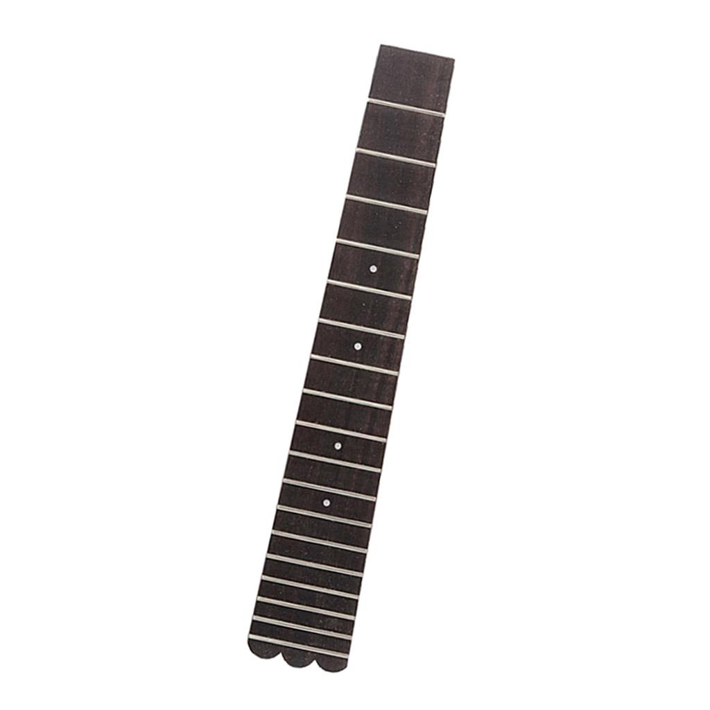 Baoblade 4 Dây Hawaii Đàn Guitar 18 Giải Tầng Fretboard Thay Thế Phần Trắng Điểm