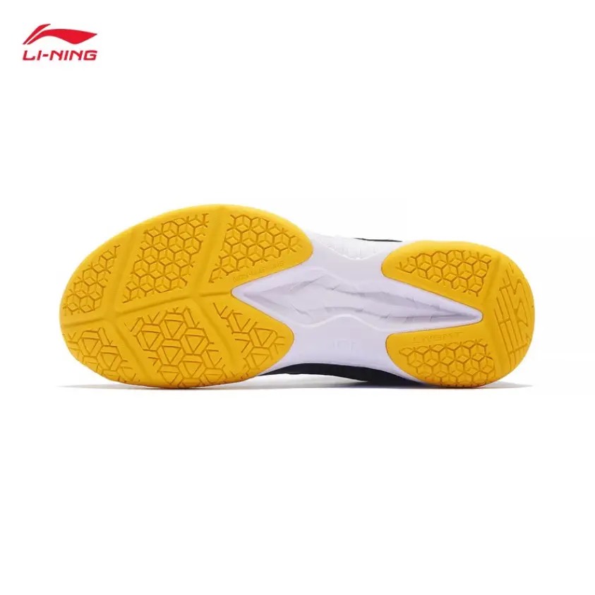 Giày cầu lông Lining Soundwave II chính hãng AYTS016-2 màu trắng phối xanh mẫu mới dành cho nam
