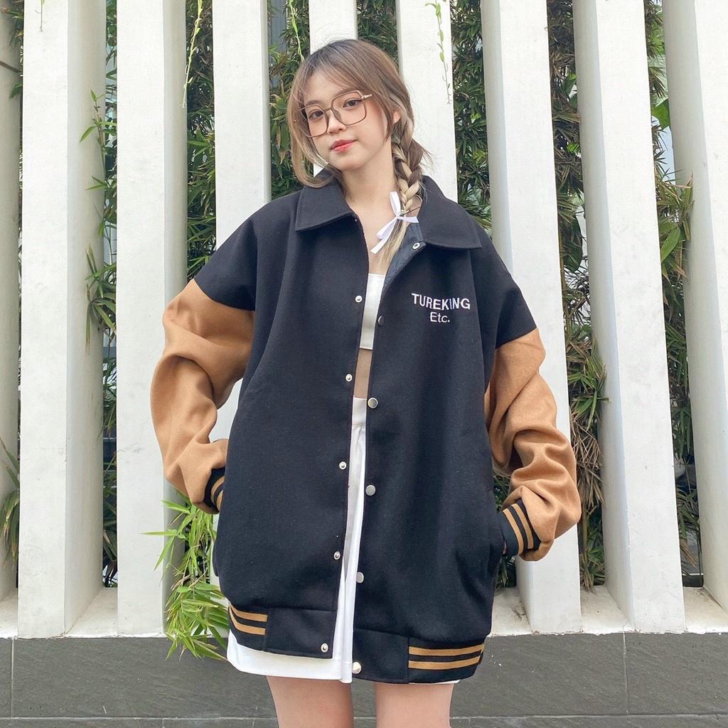 Áo khoác bomber nam ETC vải nỉ lót dù 2 lớp dày dặn form rộng unisex - SHOP MAYLAN