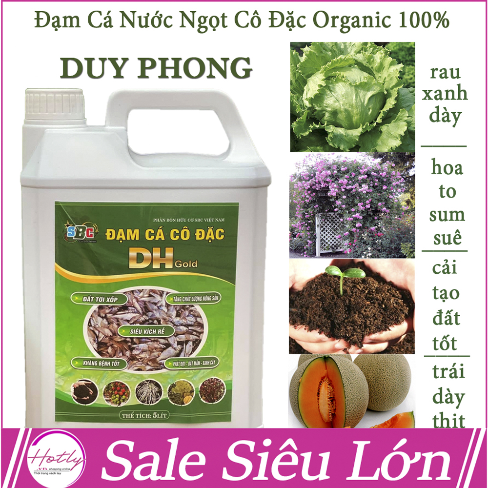 1 Lít - Phân Bón Hữu Cơ, Dịch đạm cá nước ngọt cô đặc, an toàn cho hệ sinh thái-76124