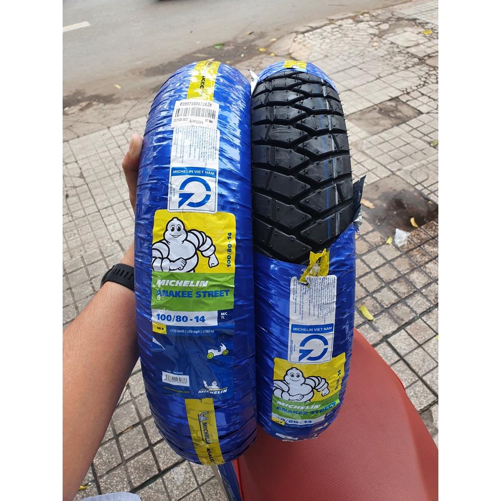 Vỏ lốp xe Michelin Anakee Street và City Extra cho xe ga và xe số, vỏ ko ruột - giá 1 cái