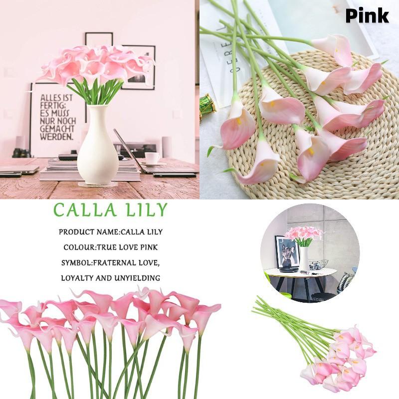 1 Cành Hoa Lily Giả Trang Trí Nhà, Văn Phòng, Tiệc Cưới