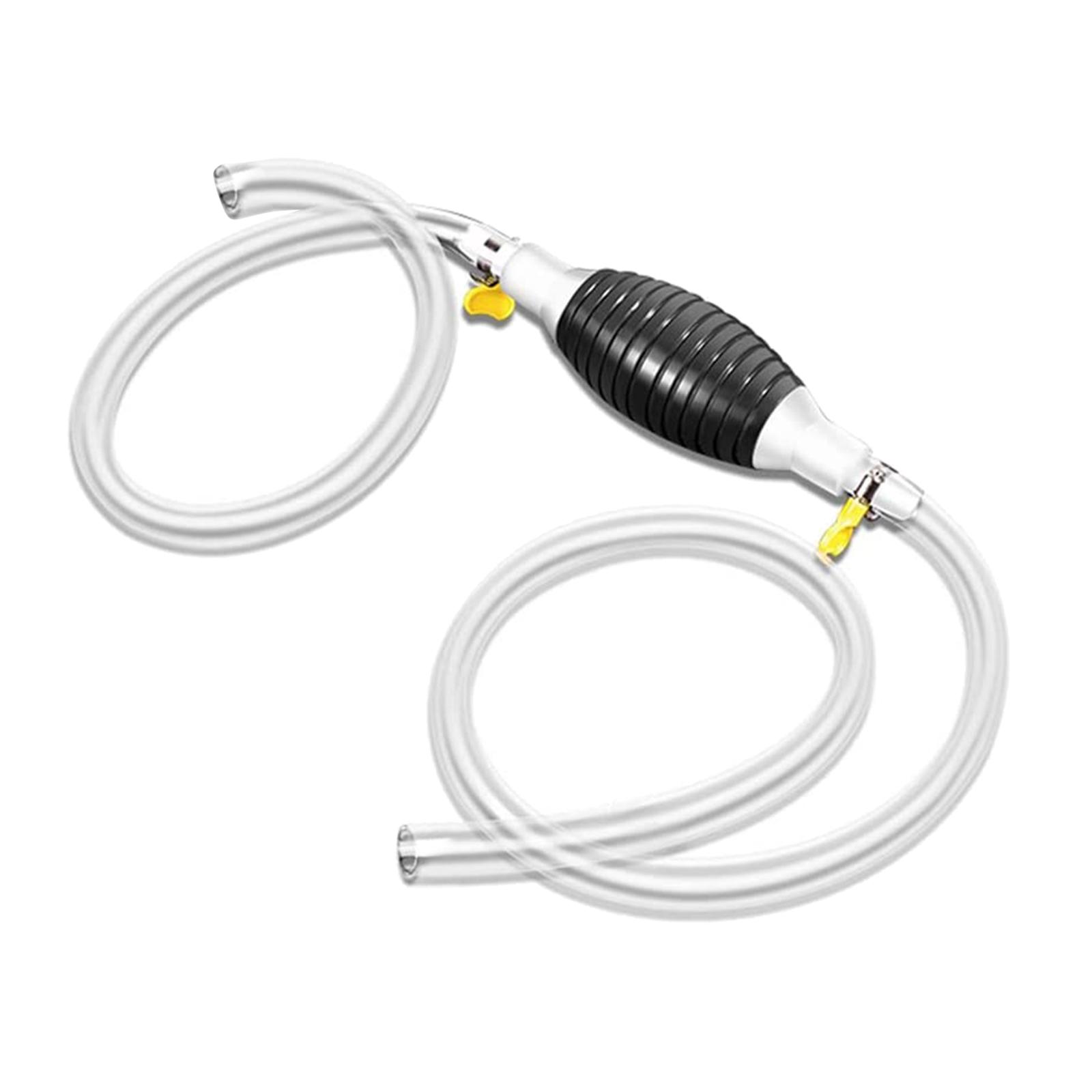 Manual Fuel Transfer Pump for Gas Gasoline Petrol Oil Liquid Water 150cm