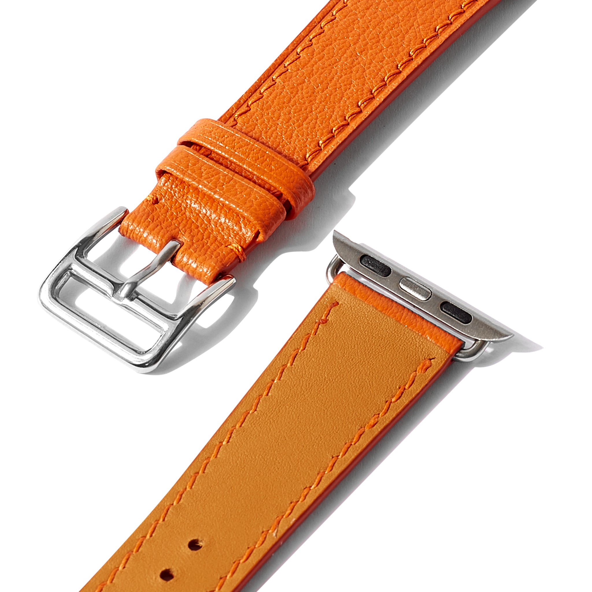 Dây đeo đồng hồ 22-18 MM chính hãng HANHSON SP000600 ALRAN Orange  cho Apple Watch