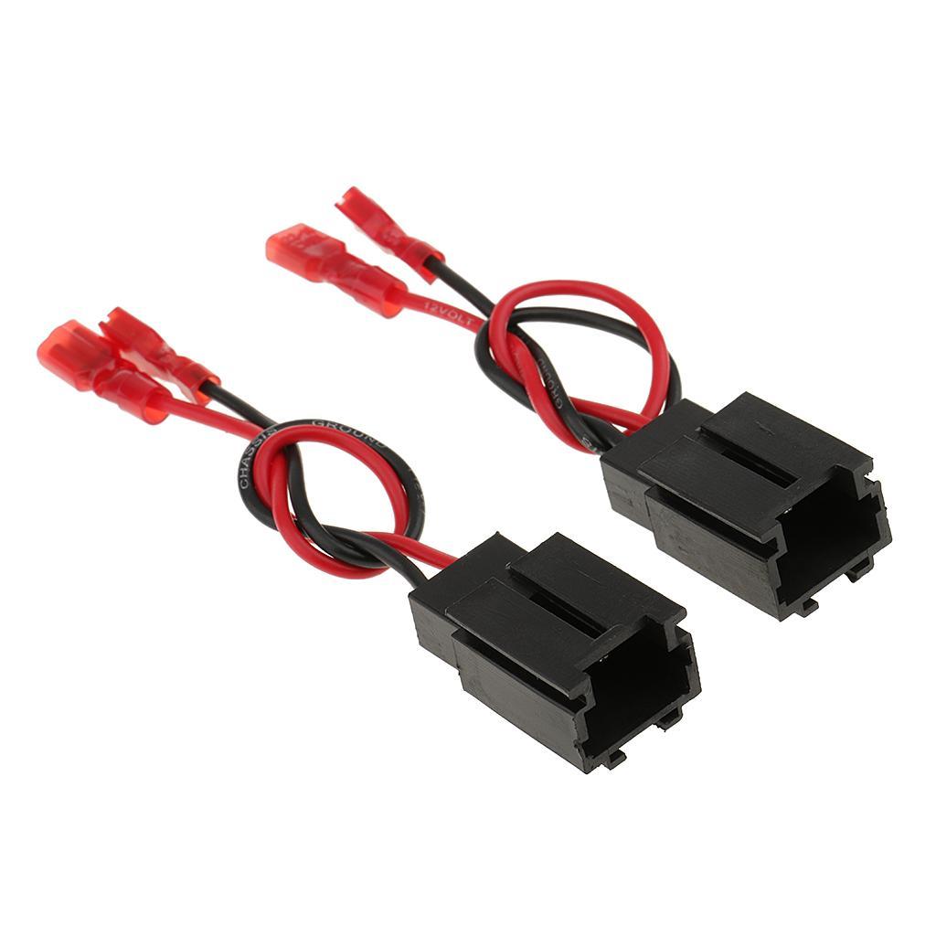 6x2 Pieces Car Audio Speaker Wire Harness Connector for Peugeot 206 Citroen
