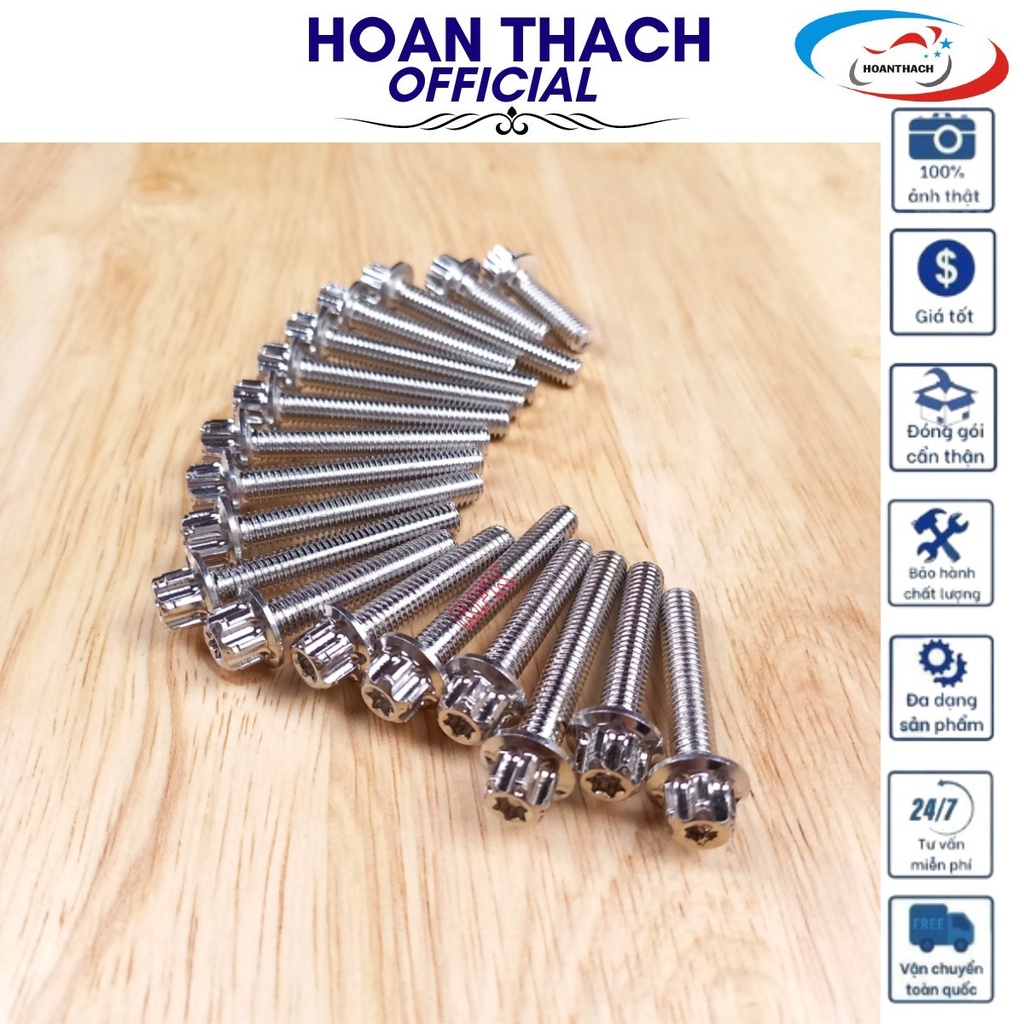 Bộ ốc lốc máy salaya gắn cho xe máy wave 2017 ( 18 con ) HOANTHACH SP016528