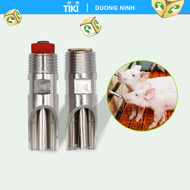 Van ( Núm ) uống nước tự động cho heo lợn INOX 304