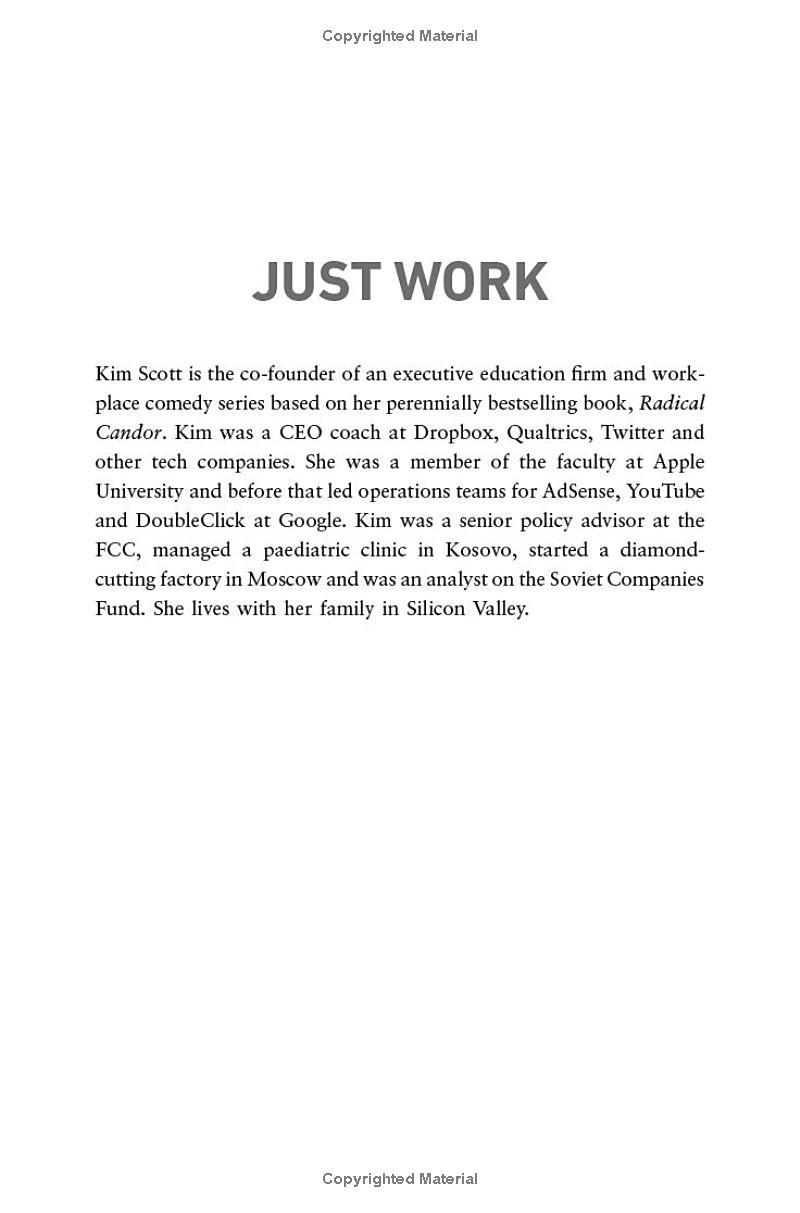 Sách ngoại văn: Just Work