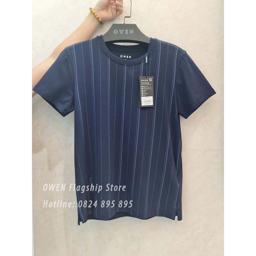 OWEN - Áo Thun nam cộc tay chất co dãn thoáng mát TS22365