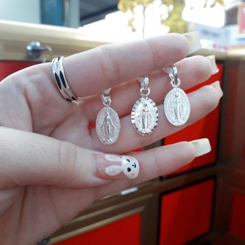 Mặt Đức mẹ bạc ta YN JEWELRY